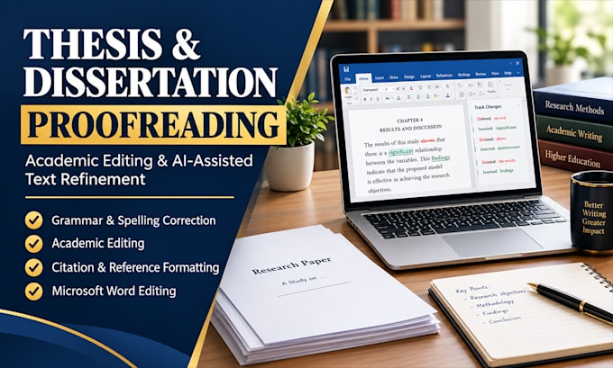 humanize ai text, proofread, and edit your thesis and dissertation