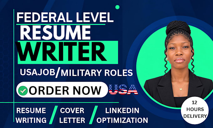 write an ats optimized federal resume,