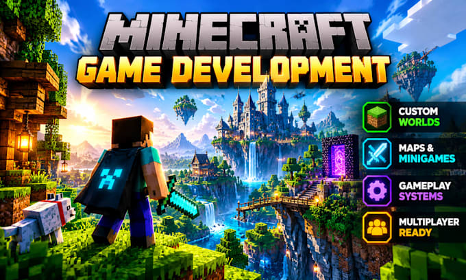 create a custom minecraft game, world or minigame  minecraft survival gameplay