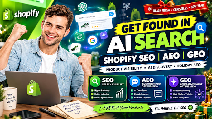 optimize shopify SEO, aeo, GEO and ai search visibility