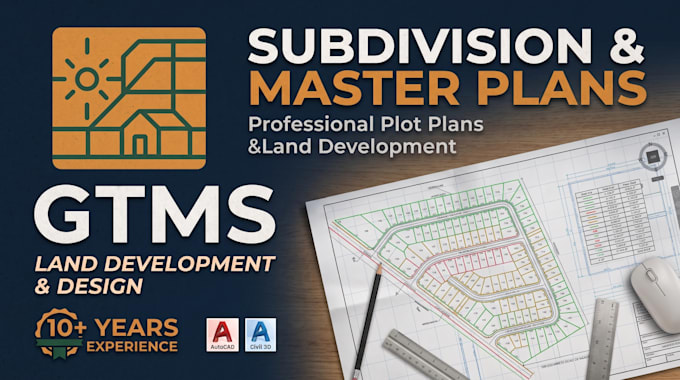 design residential subdivision and master plans