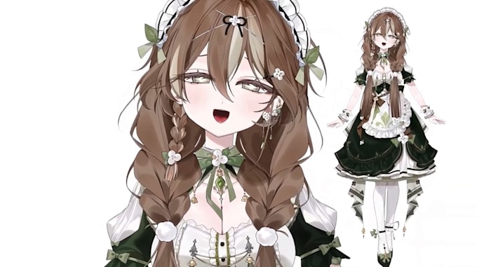 draw and rig live2d vtuber model, 2d vtuber rigging, vtuber model, vtuber riggin