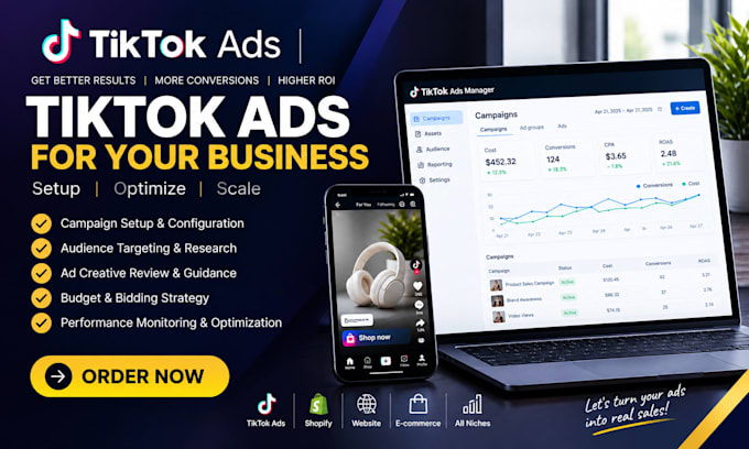 audit and optimize tiktok ads with low roas and poor conversions