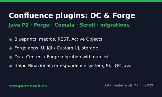 build or migrate your atlassian confluence plugin, data center or forge