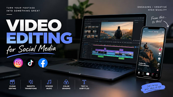 social media edits instagram , tiktok , facebook