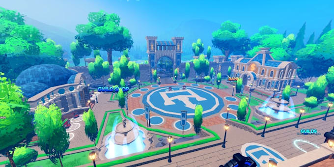 create low poly roblox map, roblox 3d models, props and game assets