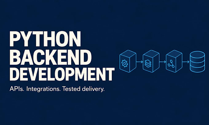 develop custom python apis and integrate business software