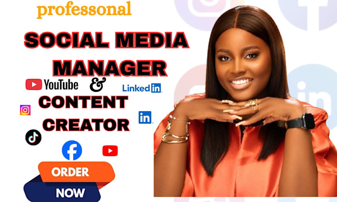 be your social media manager and content creator