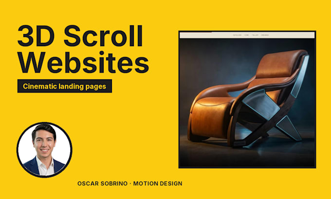 build a cinematic 3d scroll animation landing page