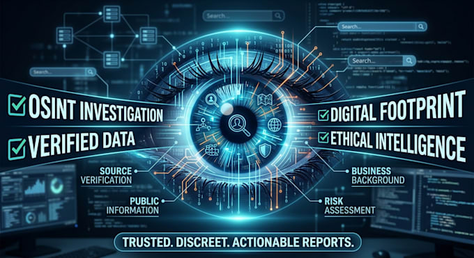 conduct professional osint investigation and background research