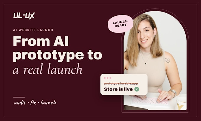 help you launch the website you built with ai
