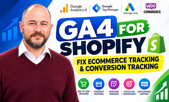 google analytics 4 for shopify fix ga4 ecommerce tracking, conversion tracking