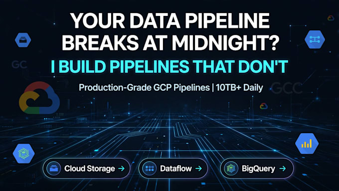 build a production gcp data pipeline with bigquery and dataflow