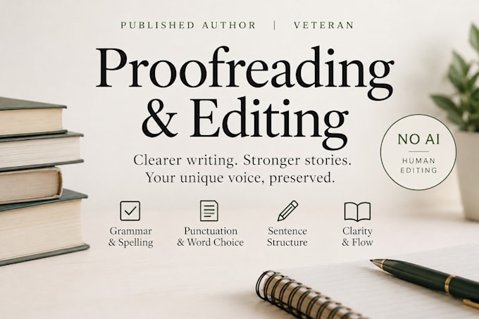 proofread and edit your manuscript