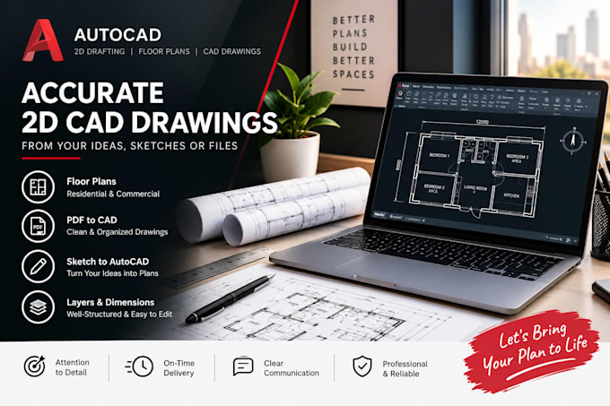 convert sketches and pdfs to autocad