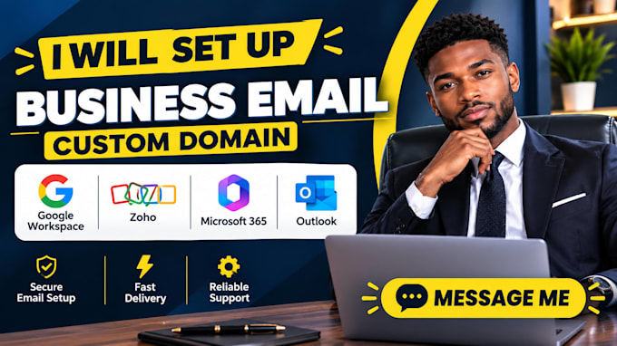 setup googleworkspace zohomail microsoft365 outlook business email custom domain
