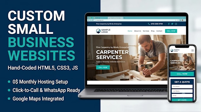 build a clean fast website for your local business