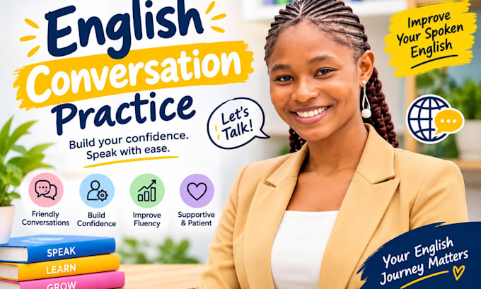help you practice english through friendly conversations