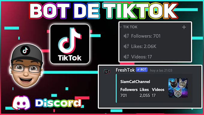 develop tiktok live streaming bot, youtube bot, twitter x bot, twitch API bot
