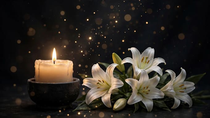 create a heartfelt memorial tribute slideshow video