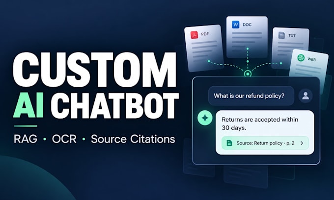 build a custom ai chatbot with rag