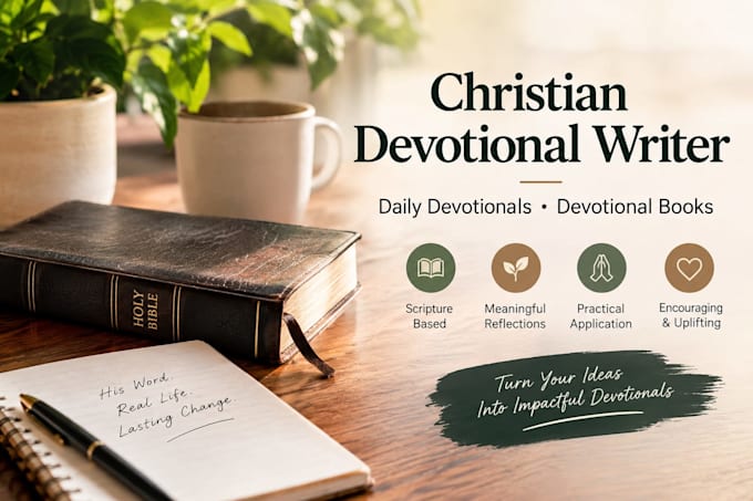 ghostwrite christian devotionals and devotional books