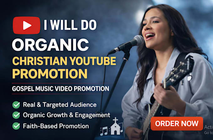 do organic christian youtube video promotion