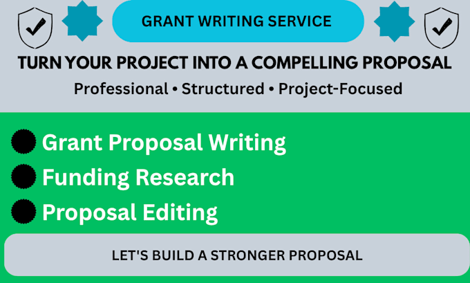 write professional grant proposals and funding applications