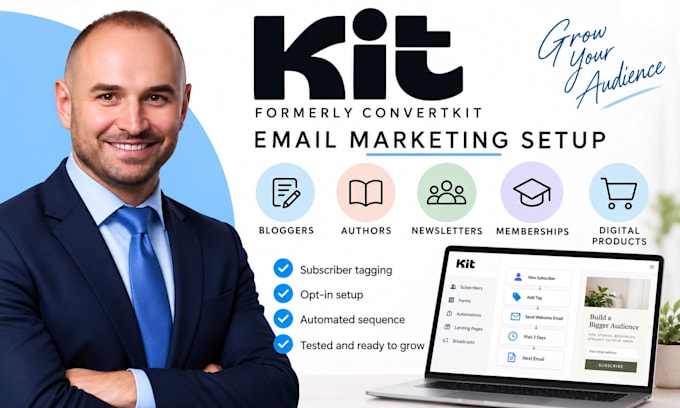 set up kit email automation and welcome sequences