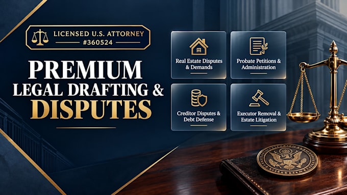 draft probate objections and executor removal petitions