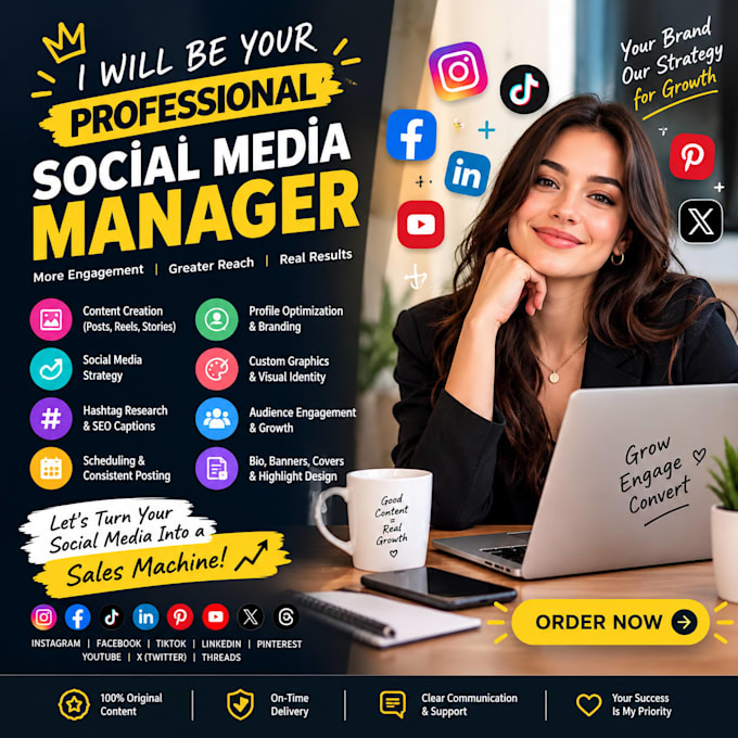 be your social media manager
