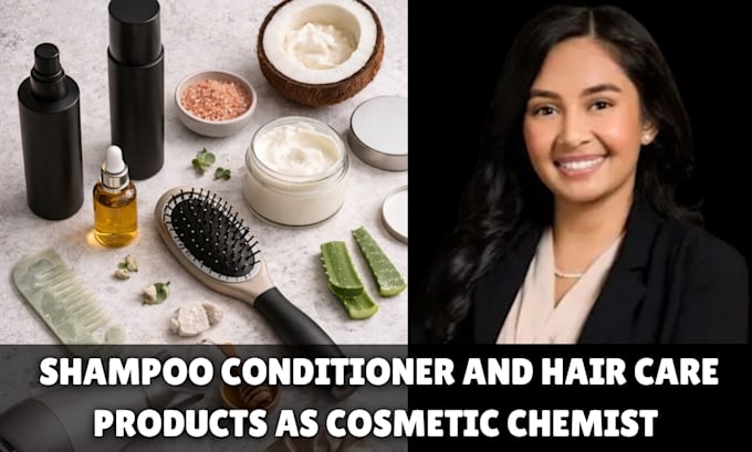 formulate custom haircare shampoo and conditioner as a chemist