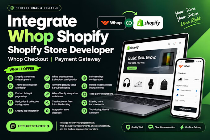 integrate whop shopify shopify store developer whop checkout payment gate