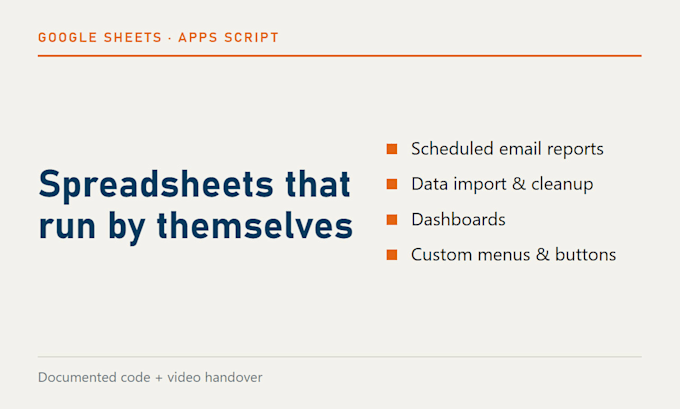 automate your google sheets with apps script and dashboards