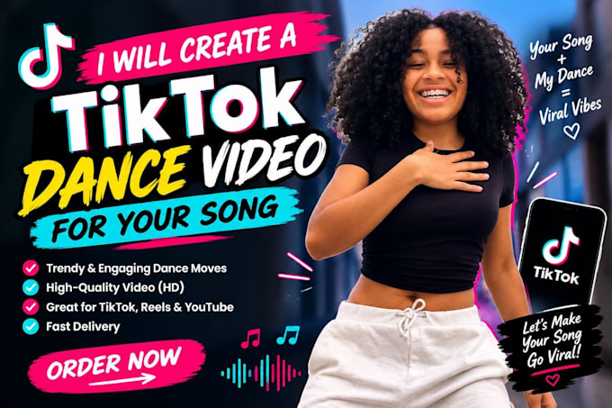 create a tiktok dance video for your song