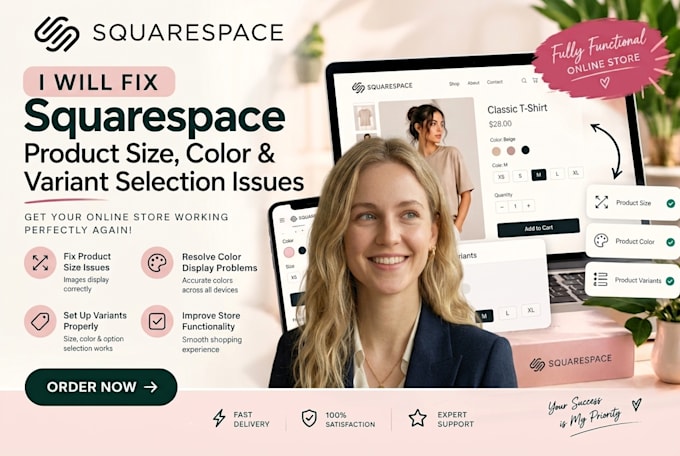 fix squarespace product size, color and variant selection issues