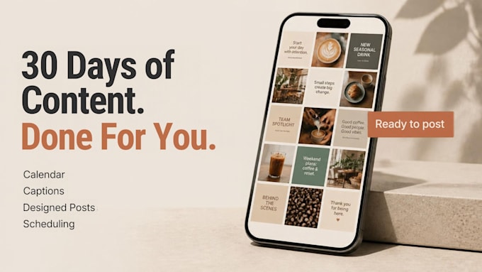 create a 30 day social media content plan
