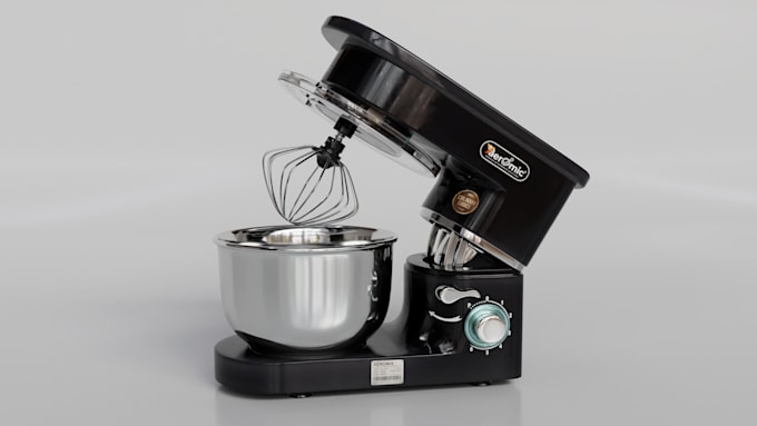 do photorealistic 3d kitchen appliance modeling and rendering