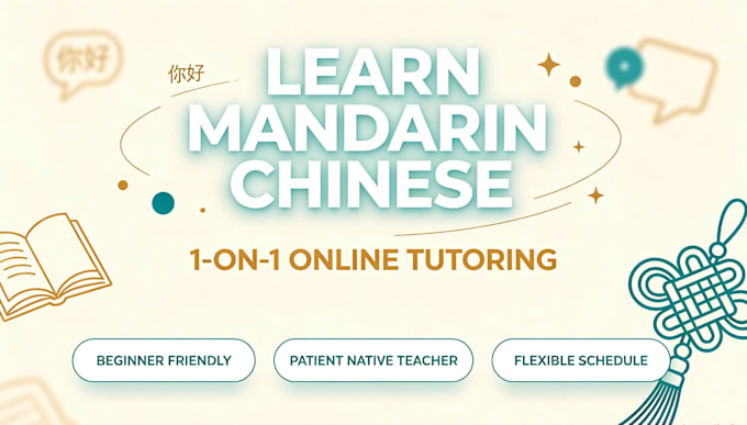 teach you mandarin chinese and conversation