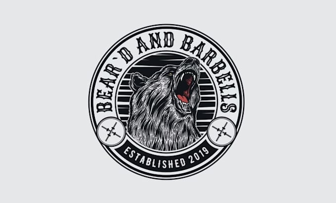 design beard products website shop logo