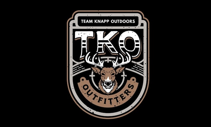 design custom hunting outfitter brand logo