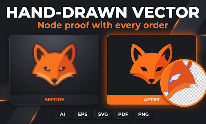 do vector tracing, vectorize logo or convert image to vector manually