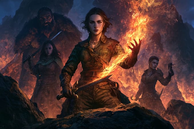 paint your fantasy book cover art
