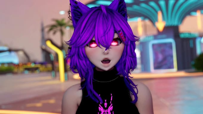 do custom vrchat avatar with face tracking furry 3d model vrc avatar commission
