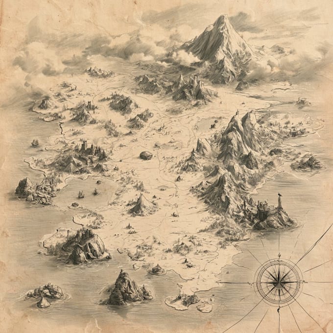 create fantasy game map, rpg, dnd