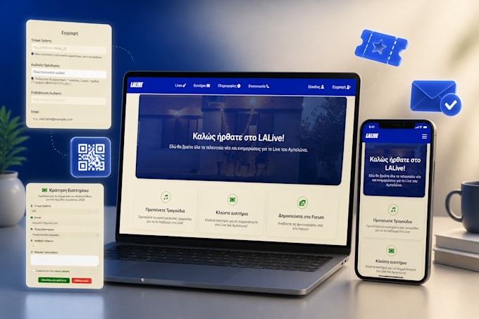 build a professional event booking and ticketing website