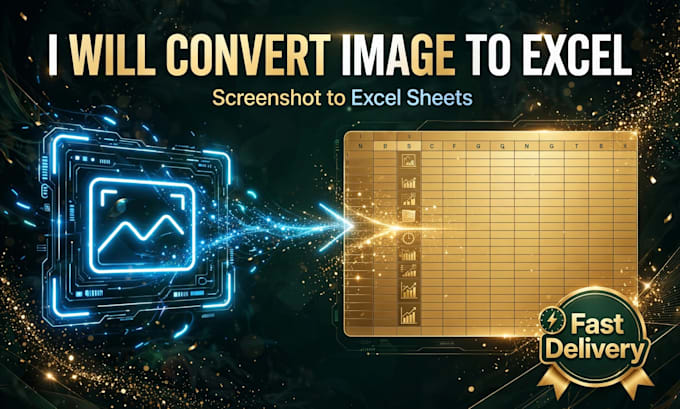 convert image, PDF and screenshot to excel and google sheets