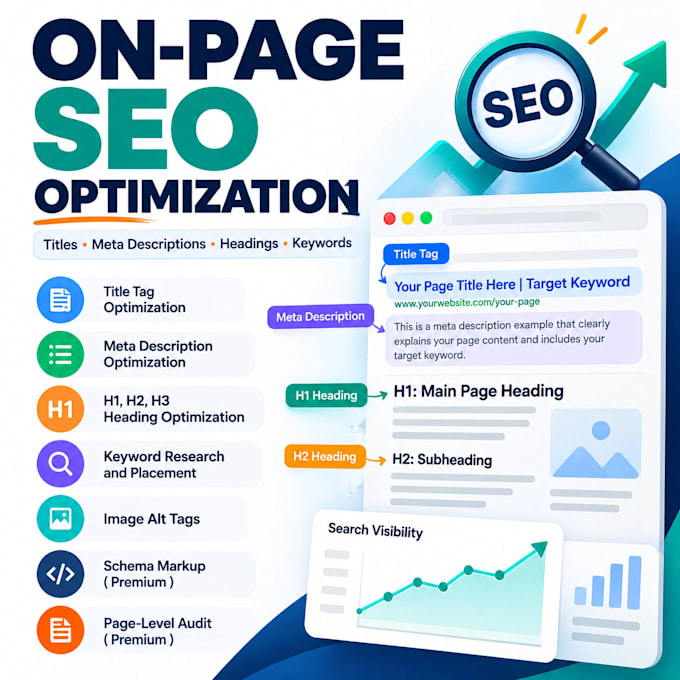 optimize your website pages with on page SEO