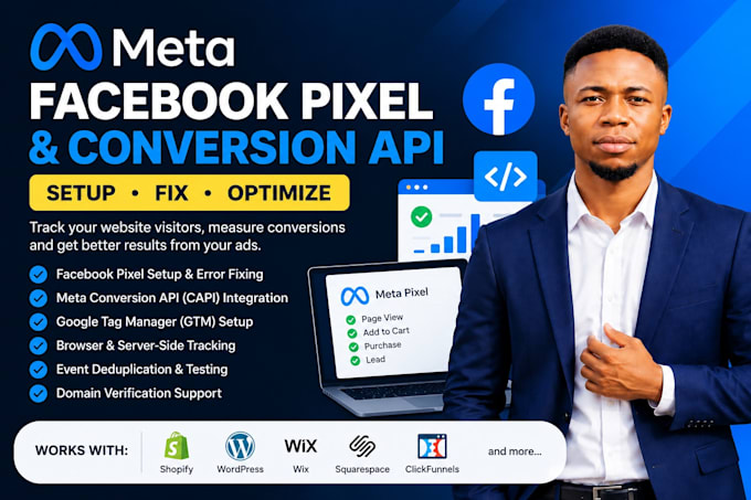 set up facebook pixel, meta pixel and conversion API