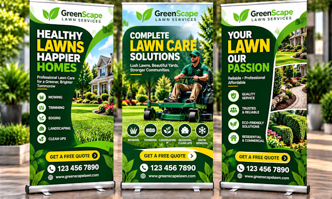 Billboard design roll up banner signage design retractable pull up ...